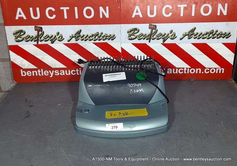 GBC COMBBIND C110E BINDER Bentley & Associates, LLC