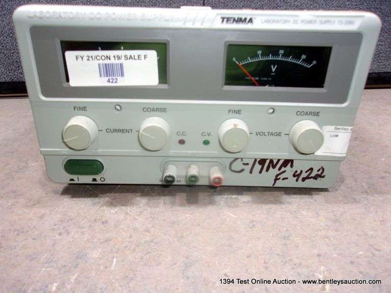 TENMA 722085 LABORATORY DC POWER SUPPLY Bentley & Associates, LLC