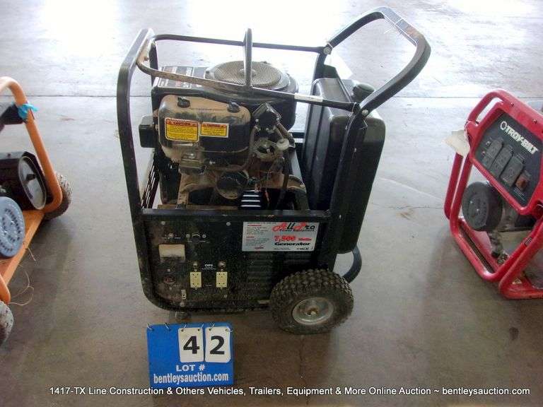 ALL PRO POWER EQUIPMENT 7500 WATT PORTABLE GENERATOR Bentley