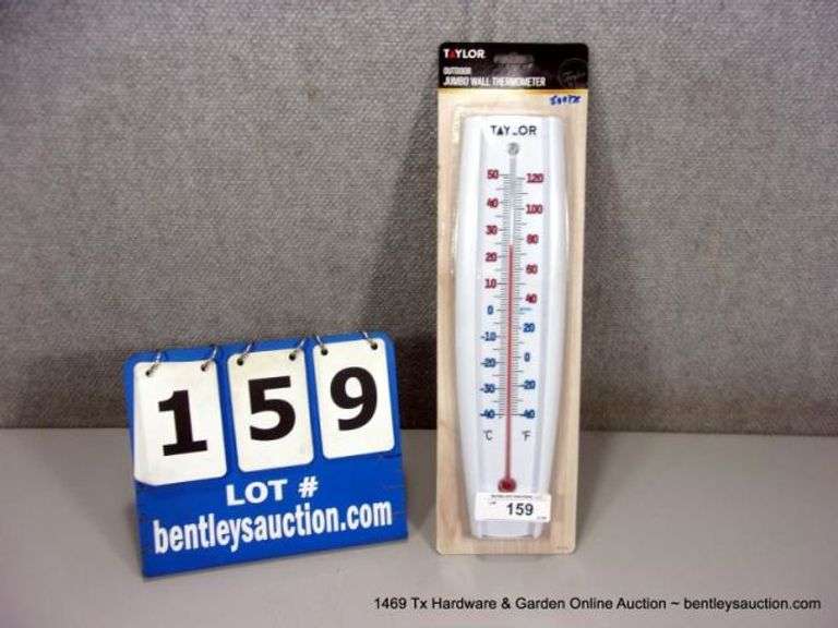 TAYLOR OUTDOOR JUMBO WALL THERMOMETER Bentley & Associates, LLC