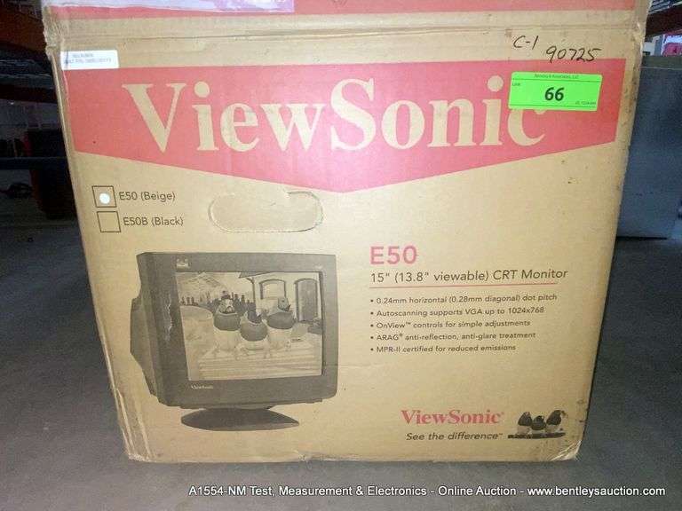 VIEWSONIC E50 CRT MONITOR Bentley & Associates, LLC