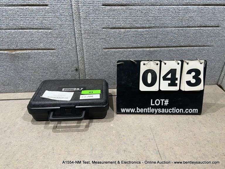 OMEGA DFG51100 DIGITAL FORCE GAUGE Bentley & Associates, LLC