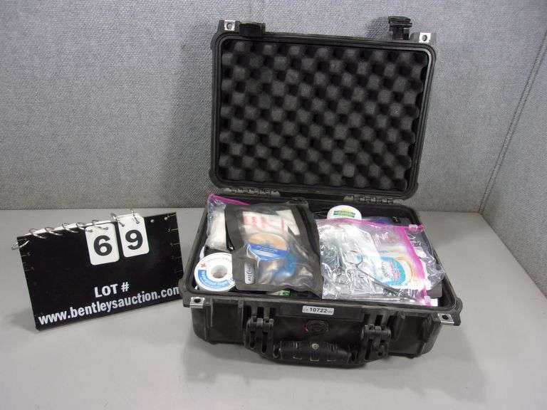 PELICAN 1450 POLY CASE - SELF MADE EMERGENCY FIRST AID KIT - Bentley