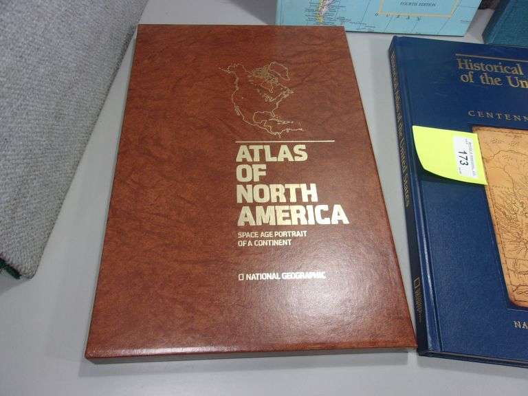 LOT: (5 BOOKS) - NATIONAL GEOGRAPHIC-THE ATLAS OF NORTH AMERICA & THE