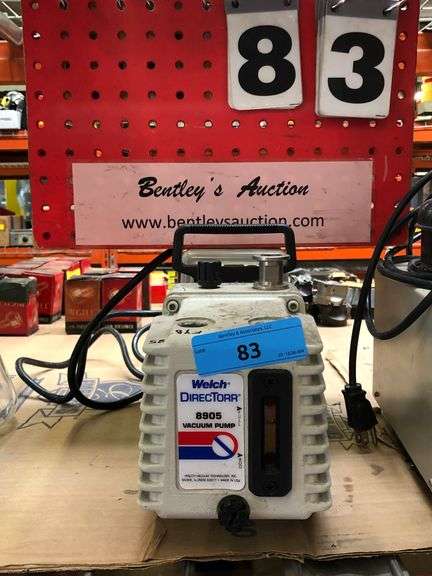 WELCH 8905 VACUUM PUMP - Bentley & Associates, LLC