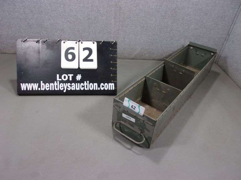 TIN METAL STORAGE BINS Bentley & Associates, LLC