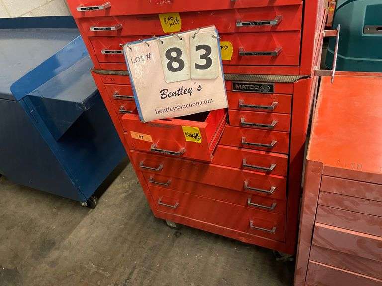 MATCO 10DRAWER TOOLBOX ON WHEELS Bentley & Associates, LLC