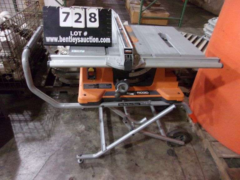 RIDGID TSUV 10" PORTABLE TABLE SAW Bentley & Associates, LLC