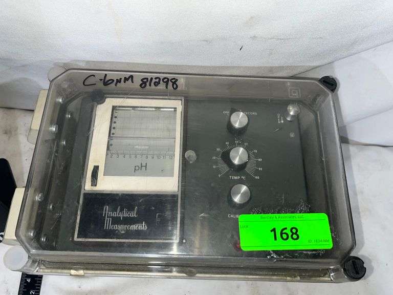 ANALYTICAL MEASUREMENTS PH SENTINEL PH CHART RECORDER - Bentley 