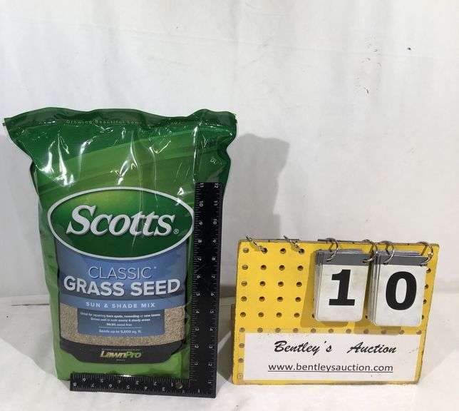 SCOTTS CLASSIC GRASS SEED SUN & SHADE MIX Bentley & Associates, LLC