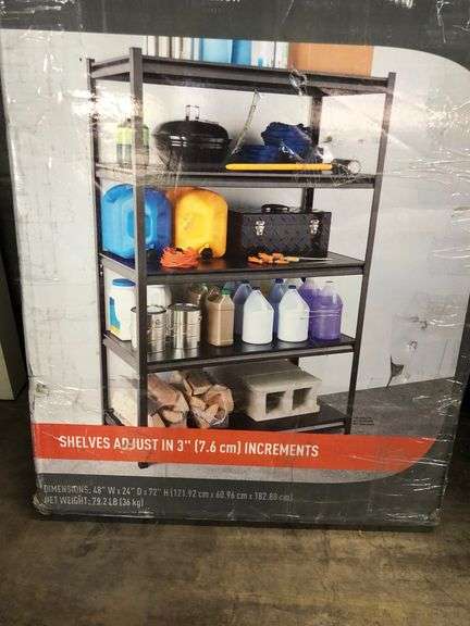 MEMBER'S MARK 5 SHELF STORAGE RACK - AS IS - Bentley & Associates, LLC