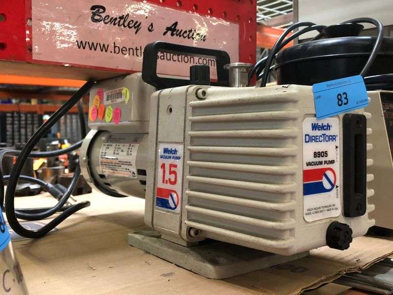 WELCH 8905 VACUUM PUMP - Bentley & Associates, LLC