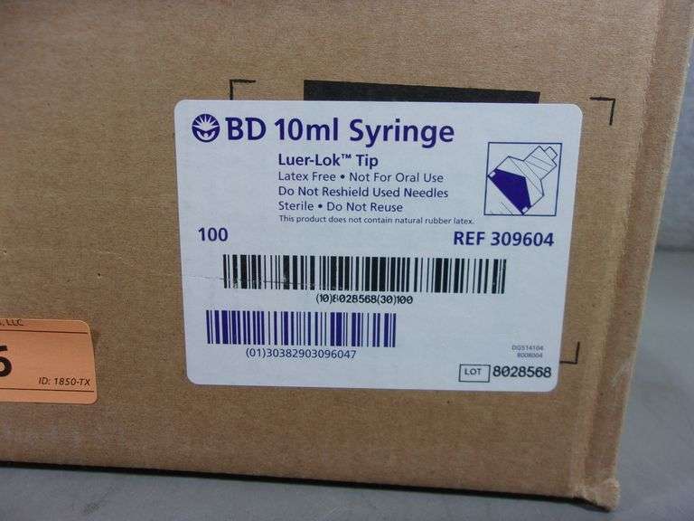 BD SYRINGE 100ML SYRINGE TIPS - Bentley & Associates, LLC
