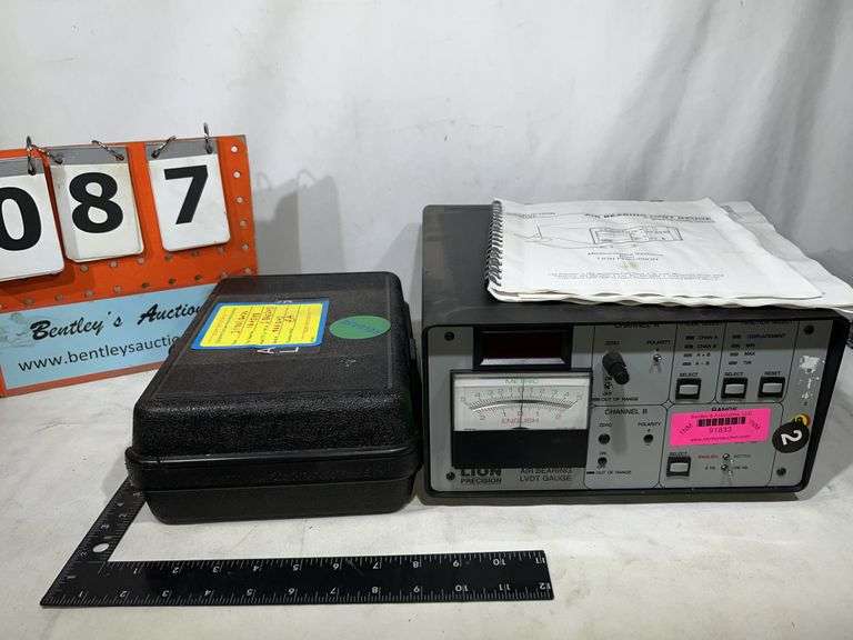LION PRECISION AB02 AIR BEARING LVDT GAUGE Bentley & Associates, LLC