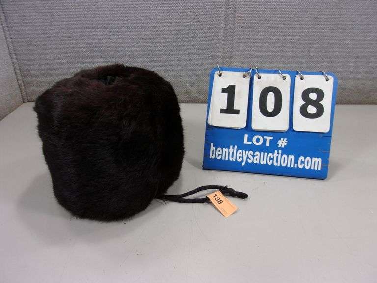 DARK POSSIBLE MINK HAND WARMER MUFF Bentley & Associates, LLC