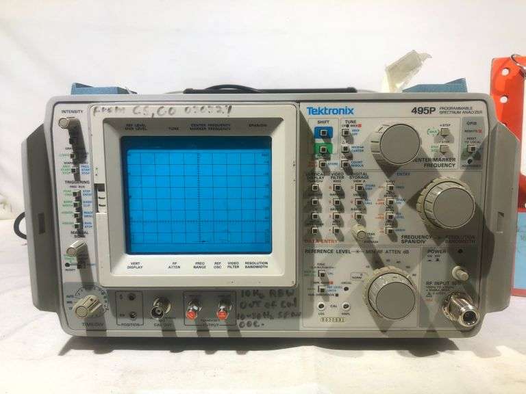 TEKTRONIX 495P PROGRAMMABLE SPECTRUM ANALYZER Bentley & Associates, LLC