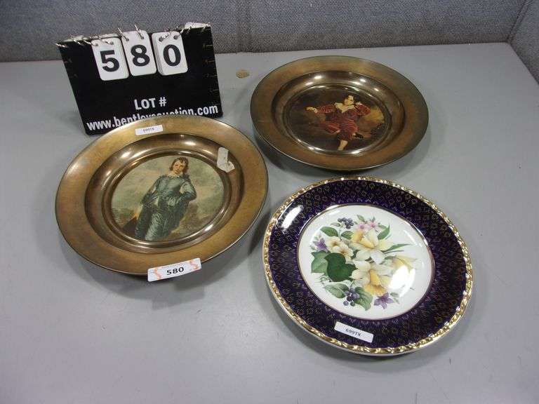 LOT (3) DECORATIVE WALL PLATES Bentley & Associates, LLC
