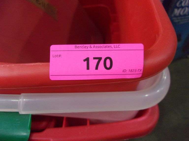 PLASTIC CHRISTMAS STORAGE BINS Bentley & Associates, LLC