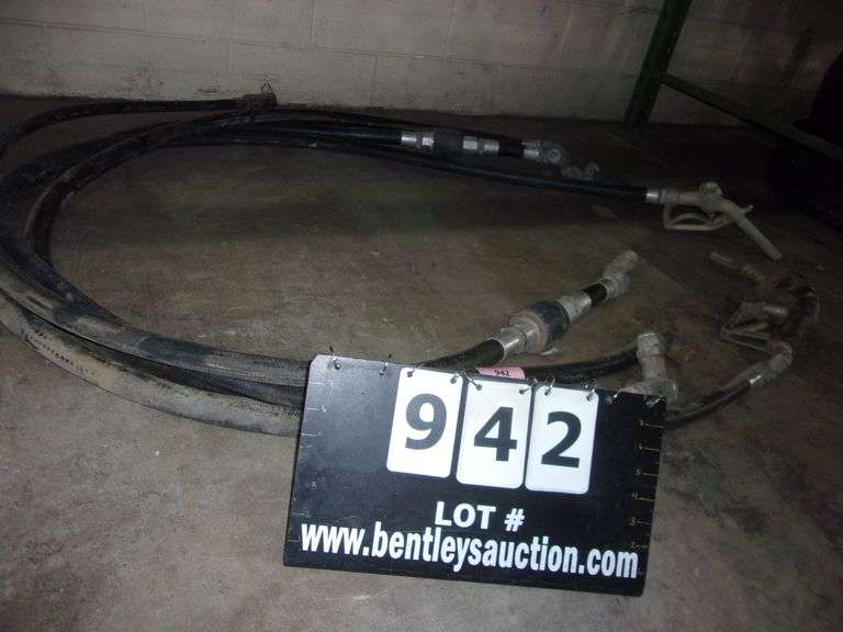 BLACK RUBBER GAS PUMP HOSES W/ NOZZLE ATTACHED Bentley & Associates, LLC