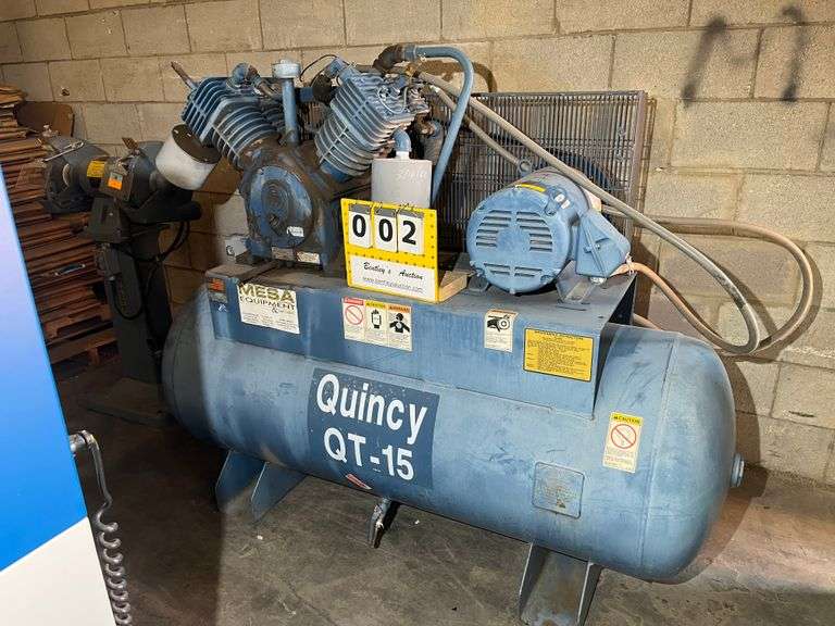 QUINCY QT15 COMPRESSOR Bentley & Associates, LLC