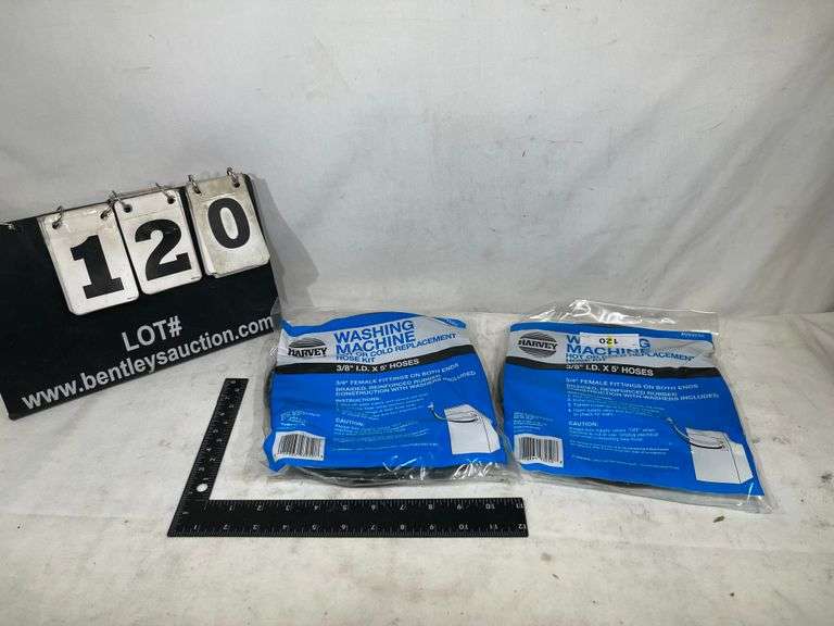 HARVEY WASHING MACHINE HOT OR COLD REPLACEMENT HOSE KIT (2X MONEY