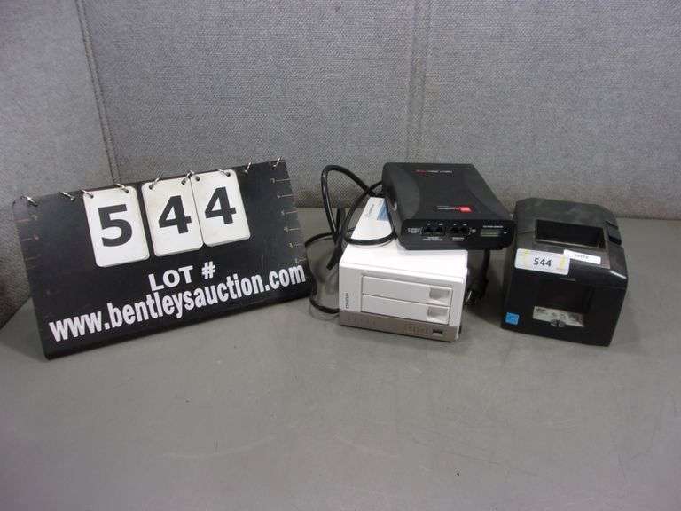 LOT STAR RECEIPT PRINTER, QNAP EXTERNAL DRIVE, IKON NEXT GEN PCS Bentley & Associates, LLC