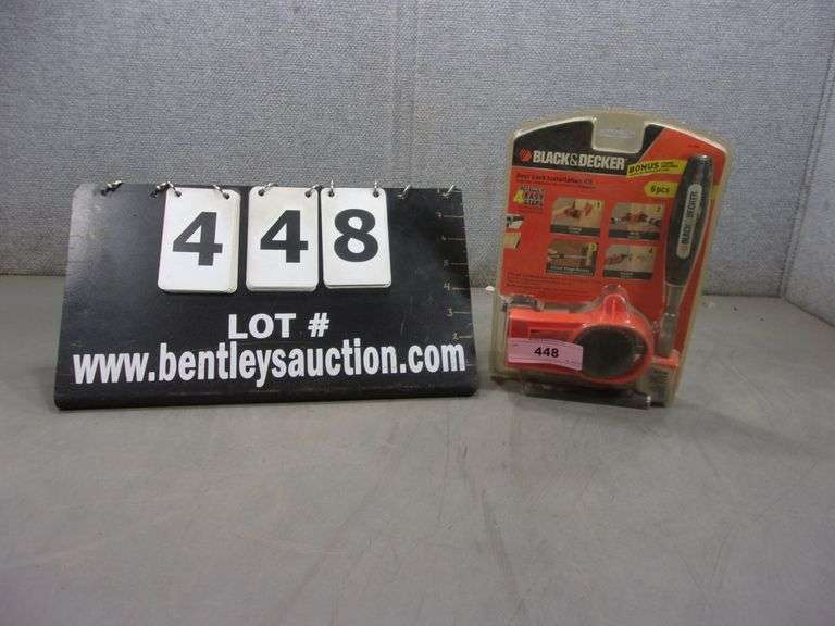 BLACK & DECKER DOOR LOCK INSTALLATION KIT Bentley & Associates, LLC