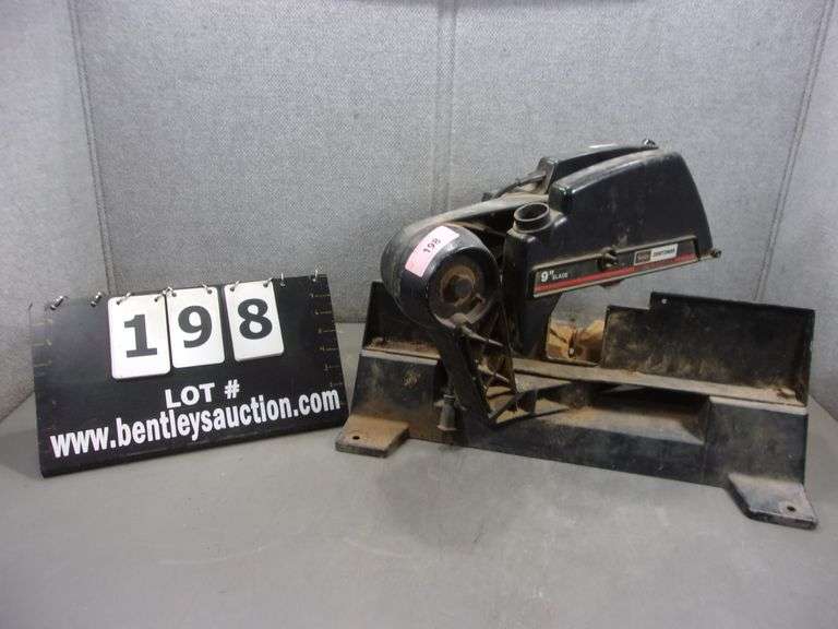 SEARS CRAFTSMAN 9" MOTORIZED MITER TABLE SAW Bentley & Associates, LLC
