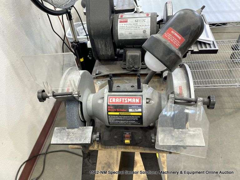 CRAFTSMAN 8" BENCH GRINDER 1/4HP Bentley & Associates, LLC
