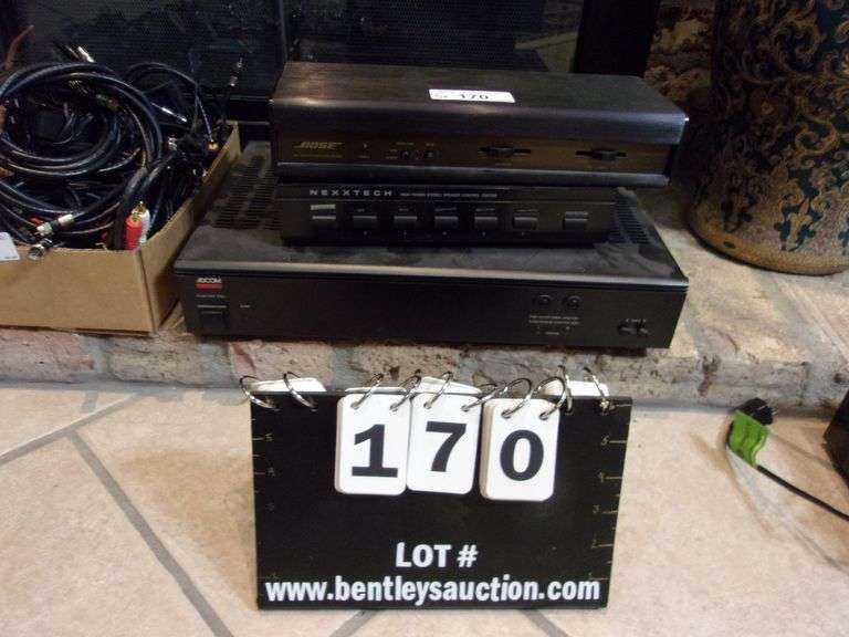 BOSE 901 SERIES ACTIVE EQUALIZER, NEXXTECH SPEAKER CENTER, GFA