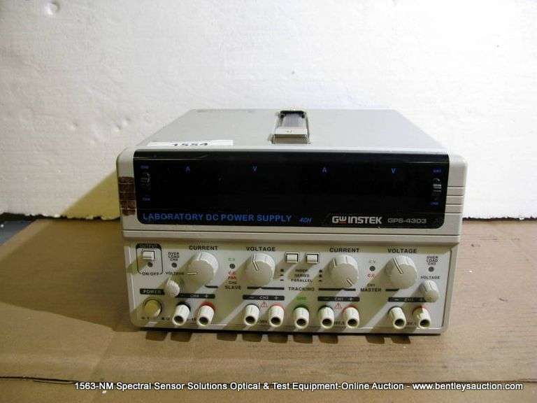 GW INSTEK GPS4303 LAB DC POWER SUPPLY Bentley & Associates, LLC