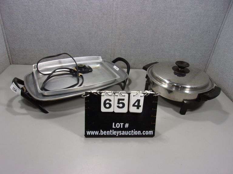 FARBERWARE ELECTRIC GRIDDLE & LIQUID CORE ELECTRIC SKILLET (2X MONEY