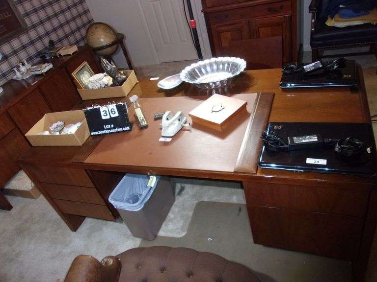 KIMBALL 5DRAWER EXECUTIVE DESK Bentley & Associates, LLC