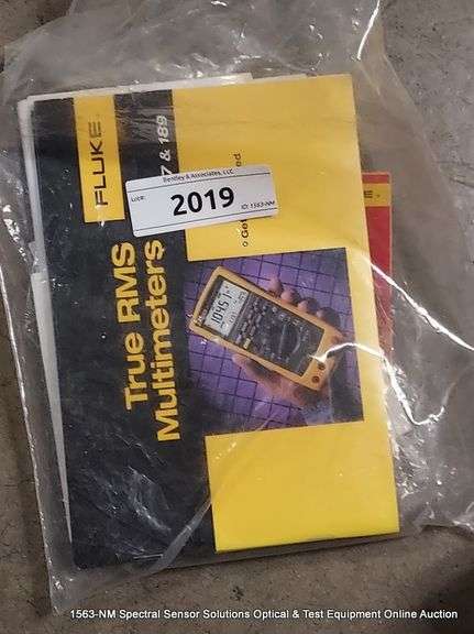 FLUKE 187 189 TRUE RMS MULTIMETERS MANUAL Bentley Associates LLC