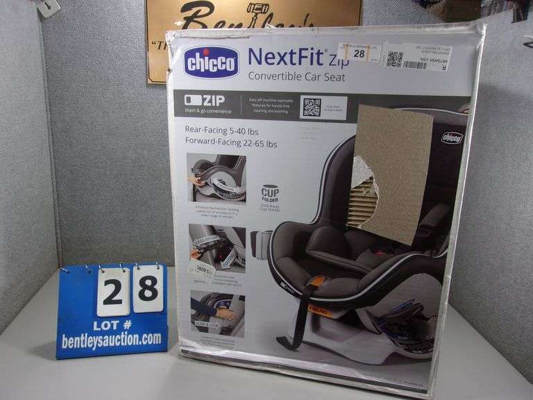 CHICCO NEXTFIT ZIP CONVERTIBLE CAR SEAT Bentley & Associates, LLC