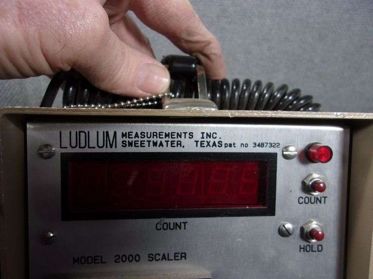 LUDLUM MODEL 2000 SCALER GEIGER COUNTER Bentley & Associates, LLC