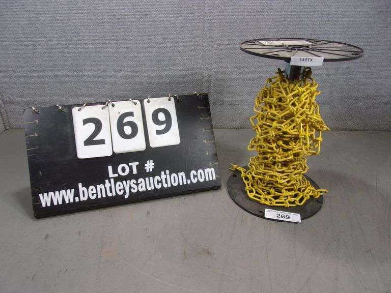 SMALL SPOOL YELLOW SAFETY CHAIN Bentley & Associates, LLC