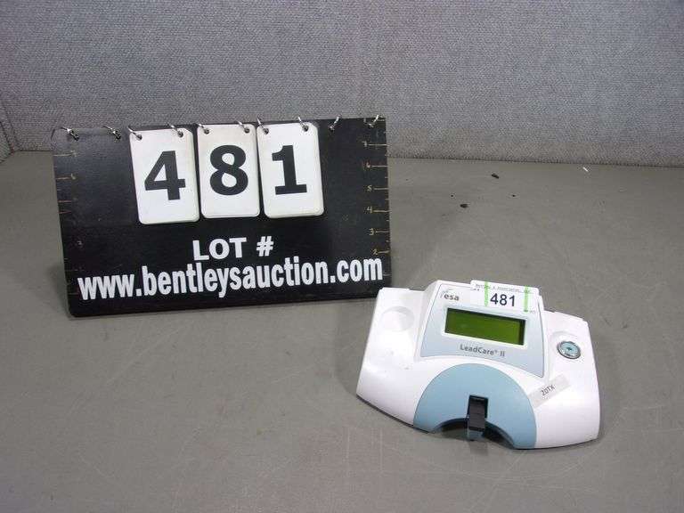 ESA LEADCARE II BLOOD LEAD ANALYZER Bentley & Associates, LLC