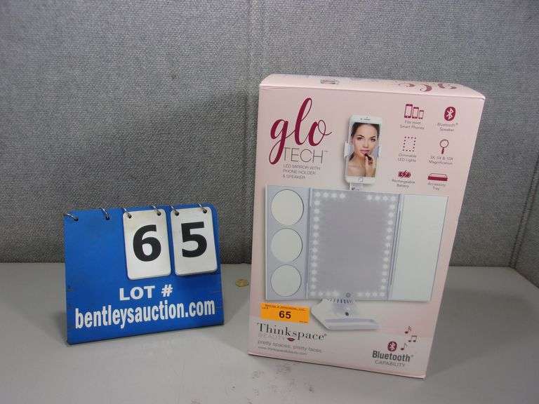 GLO TECH BLUETOOTH CAPACITY THINK SPACE TECHNOLOGY MIRROR Bentley