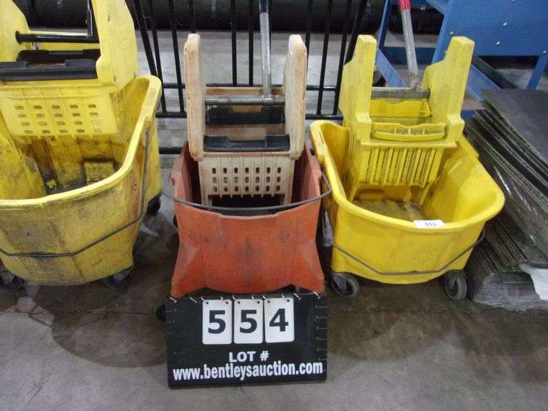 SSS CASTERED MOP BUCKET ORANGE Bentley & Associates, LLC