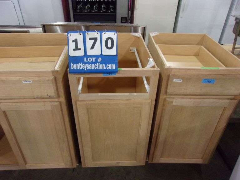 RAW UNFINISHED OAK SINGLE DOOR SINGLE DRAWER KITCHEN CABINET-BASE ... - Narrow Single Drawer Kitchen Cabinet