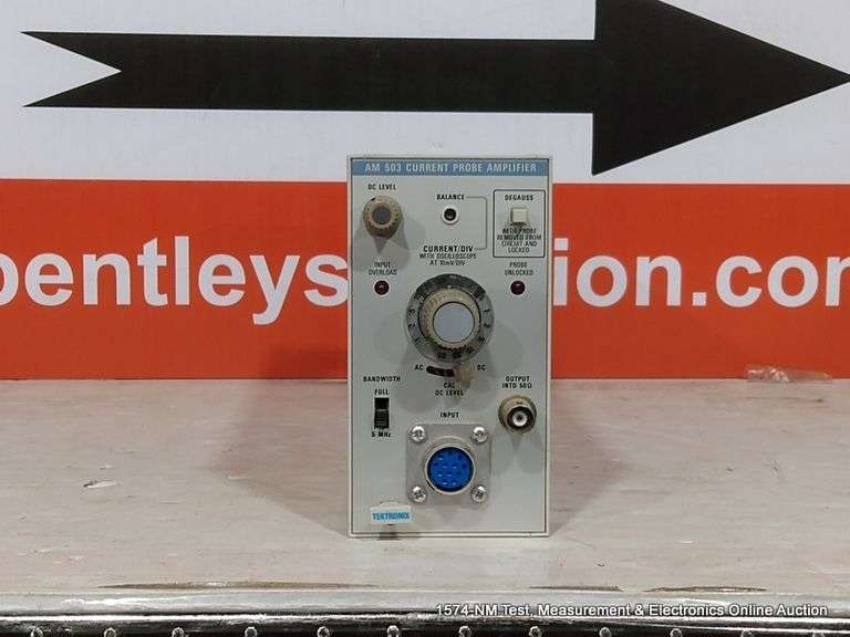 TEKTRONIX AM503 CURRENT PROBE AMPLIFIER PLUGIN Bentley & Associates, LLC