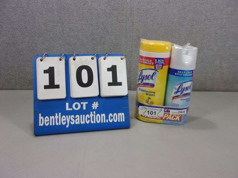 LYSOL DISINFECTING WIPES & SPRAY Bentley & Associates, LLC