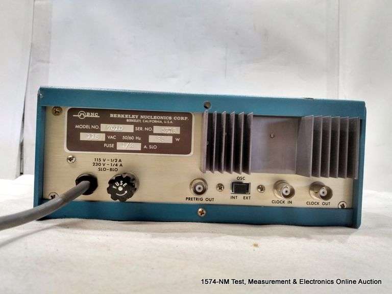 BNC 7010 DIGITAL DELAY GENERATOR Bentley & Associates, LLC