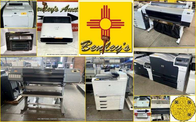 1581-NM Printers, Scanners, Copiers & Accessories Online Auction
