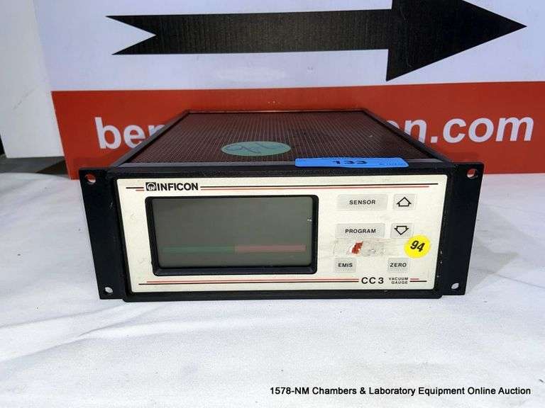 INFICON CC3 VACUUM GAUGE Bentley & Associates, LLC