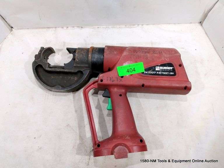 BURNDY PAT750XT18V POWER CRIMPER Bentley & Associates, LLC