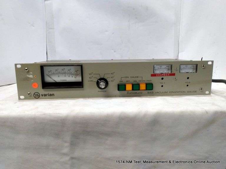 VARIAN 843 VACUUM IONIZATION GAUGE Bentley & Associates, LLC