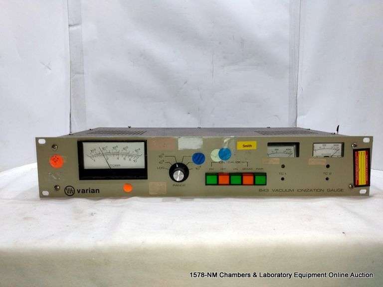 VARIAN 843 VACUUM IONIZATION GAUGE Bentley & Associates, LLC