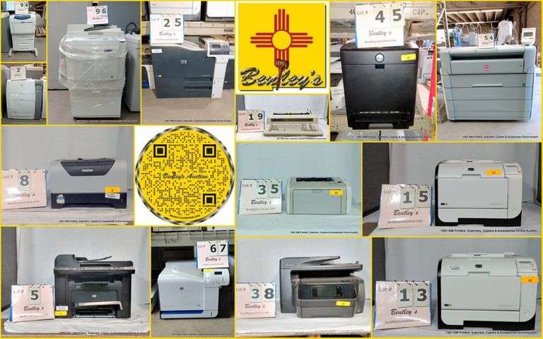 1591-NM Printers, Scanners, Copiers & Accessories Online Auction